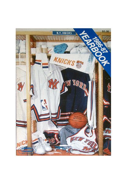 NY Knicks Yearbook 1986-87